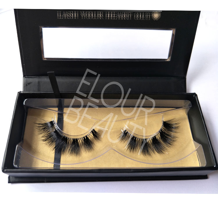 Wholesale fashion lady 3D mink lashes custom packaging vendor China EL42